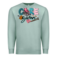 Seafoam Caregiver Premium Sweatshirt - LillyAllenDesigns
