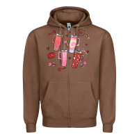 Chestnut cup disorder valentine's day Zipper Hoodie - MaliasSmallBusiness