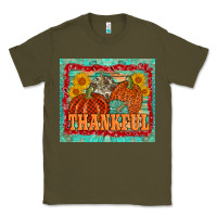 Army Green pumpkin sunflower tumbler Classic Tee - AdoDesignShop