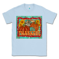 Dusty Blue pumpkin sunflower tumbler Classic Tee - AdoDesignShop