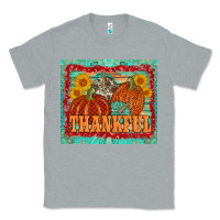 Heather Grey pumpkin sunflower tumbler Classic Tee - AdoDesignShop