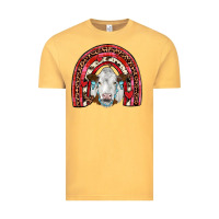 Vintage Mustard valentines simmental  rainbow Vintage Tee - JahusDesignShop