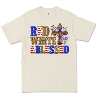 Bone red white and blessed Premium Tee - texasbilliewilder