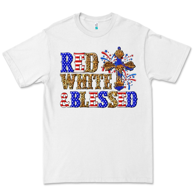 Red White And Blessed Premium Tee by texasbilliewilder | Teevron
