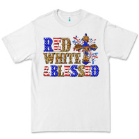 White red white and blessed Premium Tee - texasbilliewilder