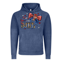 Vintage Denim cute american girl Vintage Hoodie - JahusDesignShop