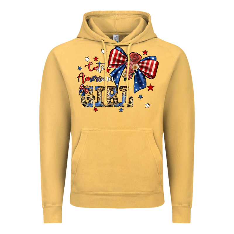 Cute American Girl Vintage Hoodie by JahusDesignShop | Teevron