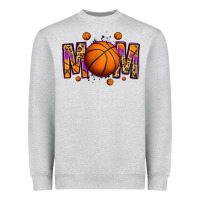 Heather Grey basketball mom Heavyweight Sweatshirt - Jasminsmagicworld