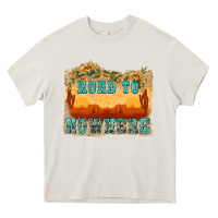 Cream road to nowhere tbw Heavy Core Tee - texasbilliewilder