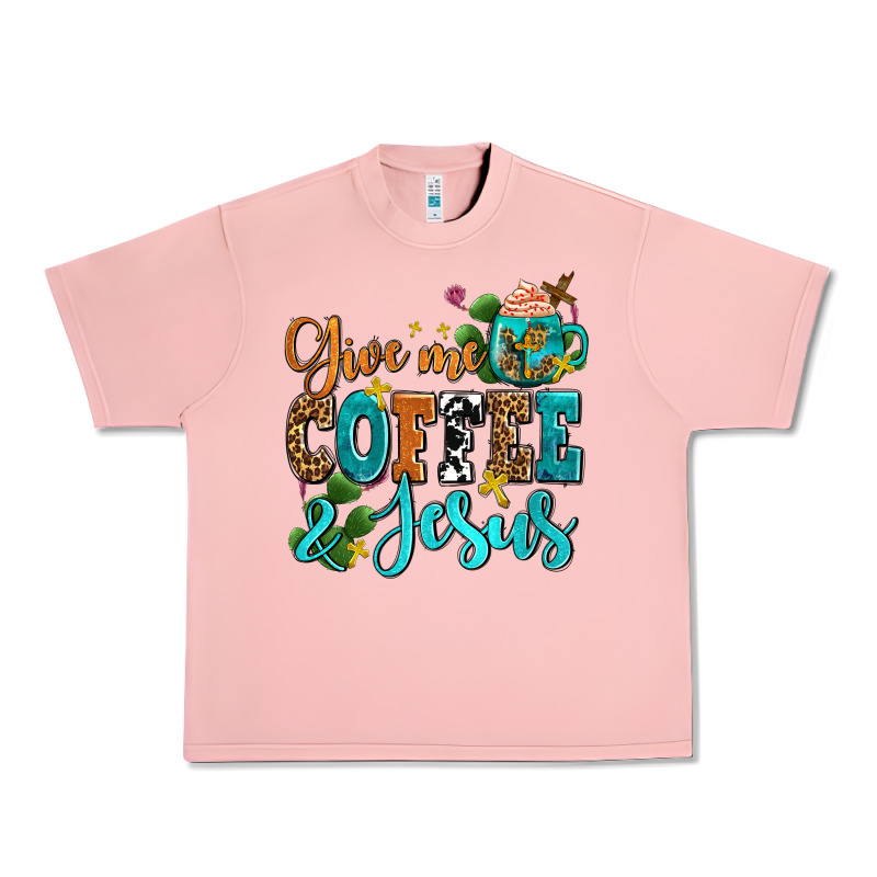 Gıve Me Coffee And Jesus Urban Heavy Tee by AdoDesignShop | Teevron