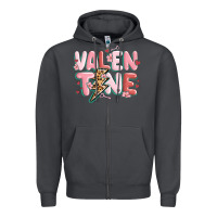 Smoke valentine Zipper Hoodie - MaliasSmallBusiness