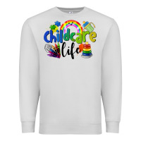 Dove Grey Childcare Life Premium Sweatshirt - LillyAllenDesigns
