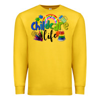 Lemon Childcare Life Premium Sweatshirt - LillyAllenDesigns