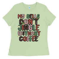 Matcha my bells don't jingle without coffee Ladies Tee - MaliasSmallBusiness