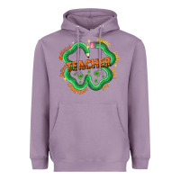 Lavender teacher st patricks day Heavyweight Hoodie - LillyAllenDesigns