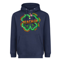 Navy teacher st patricks day Heavyweight Hoodie - LillyAllenDesigns