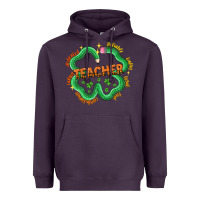 Plum teacher st patricks day Heavyweight Hoodie - LillyAllenDesigns