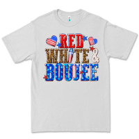 Dove Grey red white and boujee billie wilder Premium Tee - texasbilliewilder