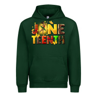 Forest Green juneteen black girl Urban Hoodie - CowGirlArtShop