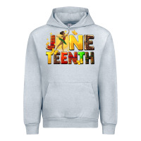 Heather Grey juneteen black girl Urban Hoodie - CowGirlArtShop
