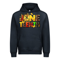 Navy juneteen black girl Urban Hoodie - CowGirlArtShop