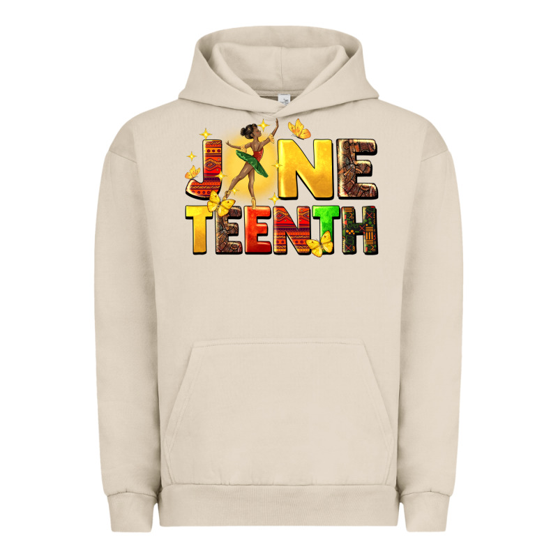 Juneteen Black Girl Urban Hoodie by CowGirlArtShop | Teevron