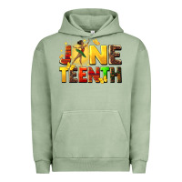 Pigment Oil Green juneteen black girl Urban Hoodie - CowGirlArtShop