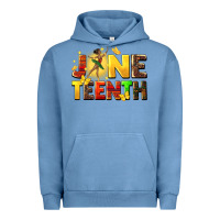 Pigment Pebble Blue juneteen black girl Urban Hoodie - CowGirlArtShop