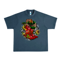 Midnight Navy Christmas Cowboy Boots Urban Heavy Tee - JahusDesignShop