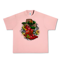 Salmon Christmas Cowboy Boots Urban Heavy Tee - JahusDesignShop