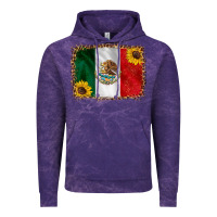 Cloud Purple mexico flag background Vintage Hoodie - HRA Design Shop