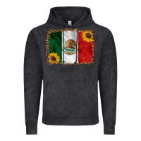 Mexico Flag Background Vintage Hoodie | Teevron