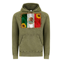 Vintage Olive mexico flag background Vintage Hoodie - HRA Design Shop
