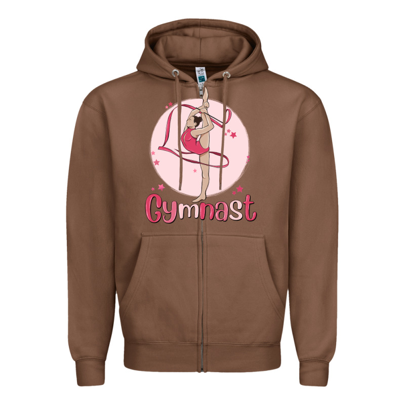 Gymnast Zipper Hoodie by MaliasSmallBusiness | Teevron