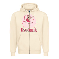 Sandshell gymnast Zipper Hoodie - MaliasSmallBusiness