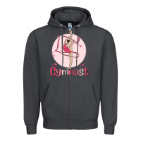 Smoke gymnast Zipper Hoodie - MaliasSmallBusiness