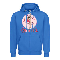 True Royal gymnast Zipper Hoodie - MaliasSmallBusiness