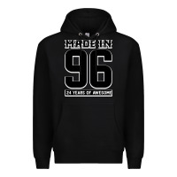Black Made In 96 24 Years Of Awesome Premium Hoodie - Bettercallsaul