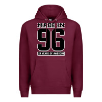 Burgundy Made In 96 24 Years Of Awesome Premium Hoodie - Bettercallsaul