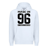 White Made In 96 24 Years Of Awesome Premium Hoodie - Bettercallsaul