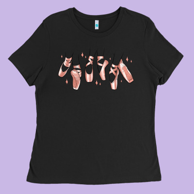 Ladies Tee ballerina ballet shoes