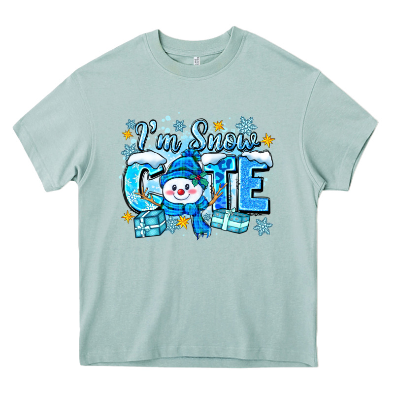 I'm Snow Cute Heavy Core Tee by Zillion Design Studio | Teevron