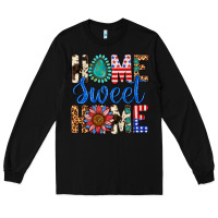 Black Home Sweet Home Long Sleeve Tee - LillyAllenDesigns