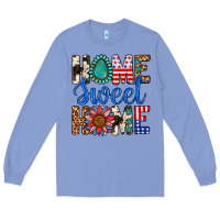 Colony Blue Home Sweet Home Long Sleeve Tee - LillyAllenDesigns