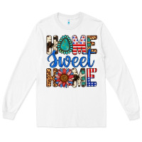 White Home Sweet Home Long Sleeve Tee - LillyAllenDesigns