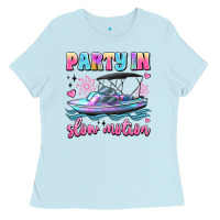 Baby Blue party in slow motion Ladies Tee - JahusDesignShop