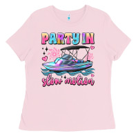 Bubblegum Pink party in slow motion Ladies Tee - JahusDesignShop