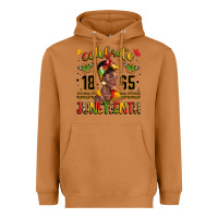 Meerkat celebrate 1865 juneteenth with black woman Heavyweight Hoodie - LillyAllenDesigns