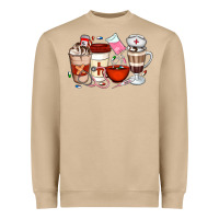 Mushroom Nurse Coffee Cups Heavyweight Sweatshirt - Artiststas