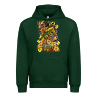 Forest Green i am black history Urban Hoodie - CowGirlArtShop